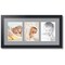 ArtToFrames Collage Photo Picture Frame with 3 - 6x8 inch Openings, Framed in Black with Over 62 Mat Color Options and Plexi Glass (CSM-3926-782)